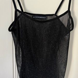Brandy Melville Glitter Top